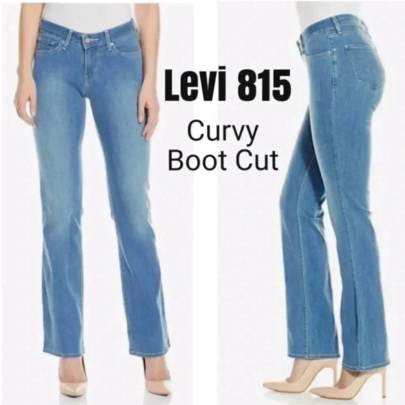 815 curvy boot cut Levi's light wash jeans | size - Picture 1 of 8